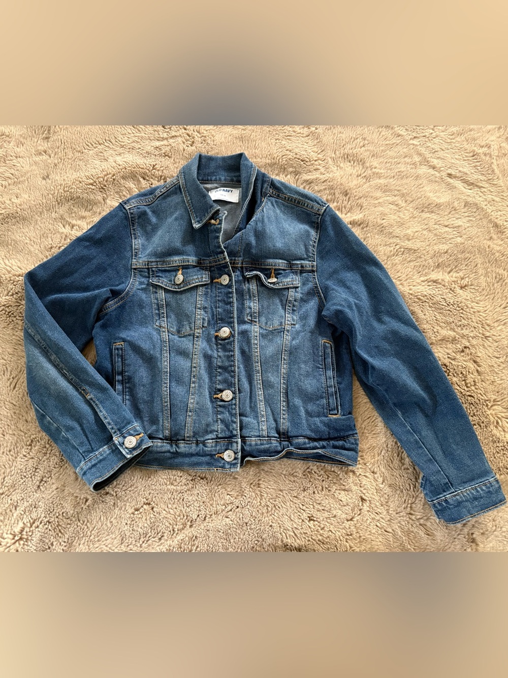 Old Navy jeans jacket, girls Large 10/12